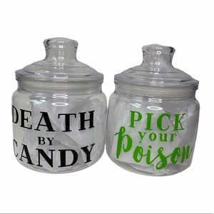 Plastic Halloween Candy Jars